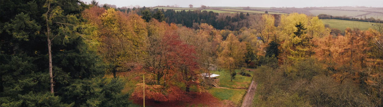 Aerial West Down Estate Lodges Interiours-3
